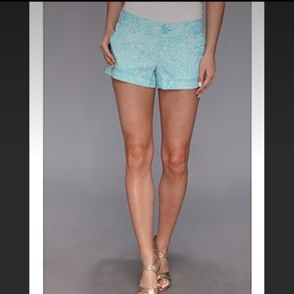 Lilly Pulitzer Women’s Shorely Blue Ice Cake The Walsh Short Size 2